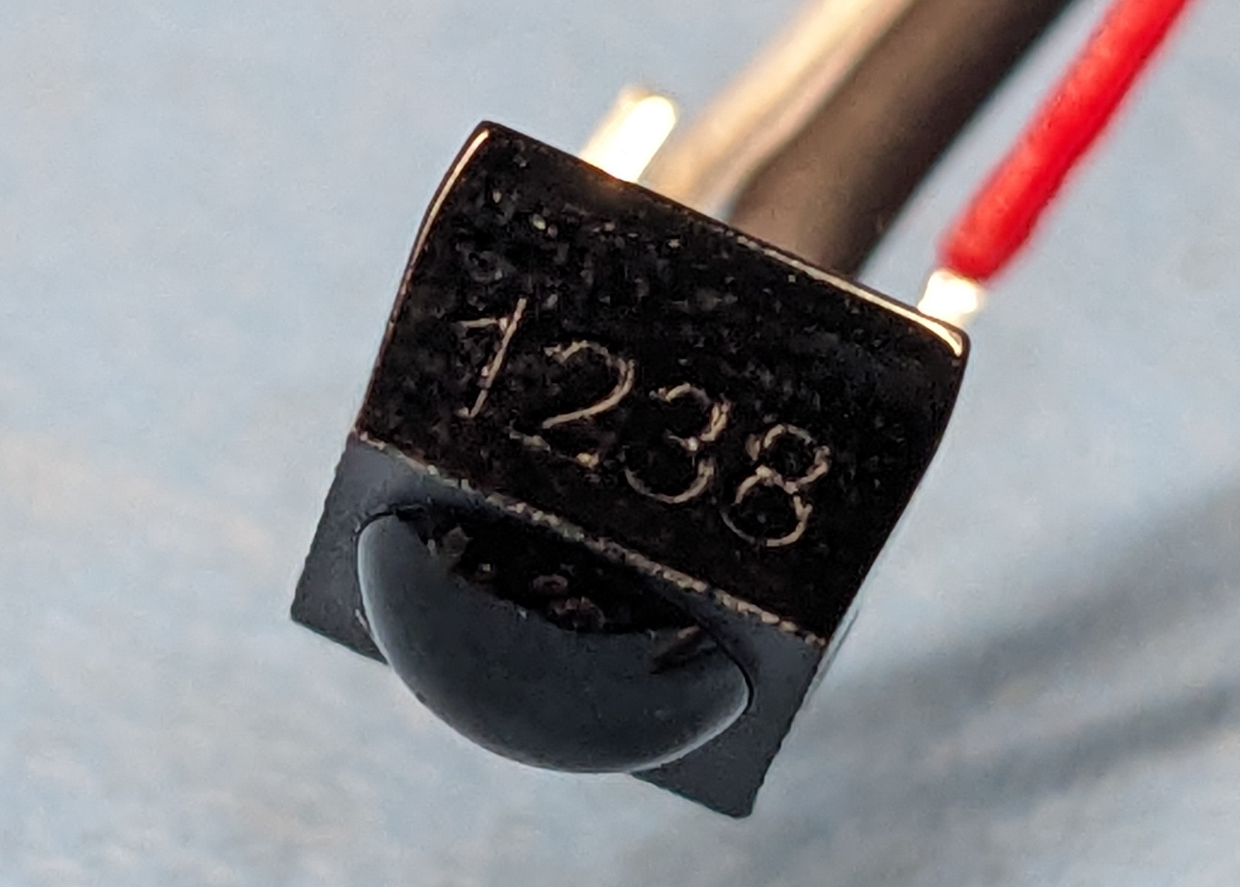 Closeup of IR receiver